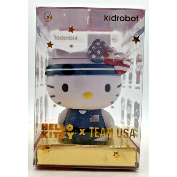 Kidrobot Hello Kitty Team USA Vinyl Mini Series Athletics Figurine F32 - Picture 1 of 6